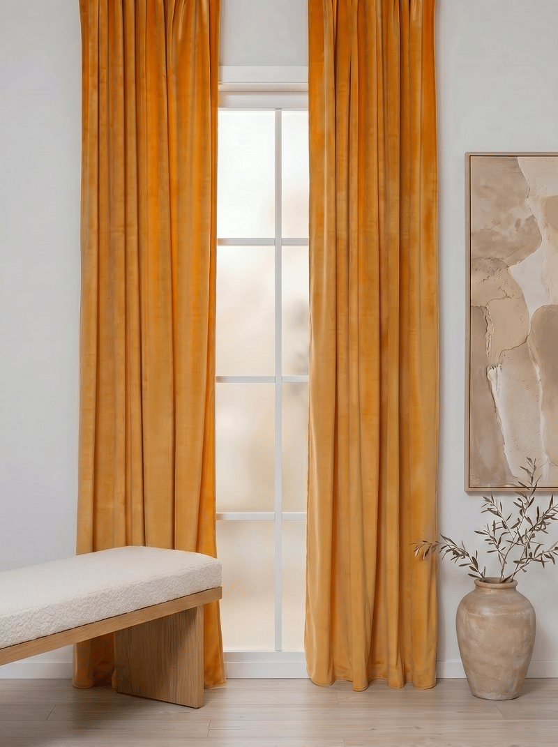 Verho Saga 140x240 cm, Keltainen