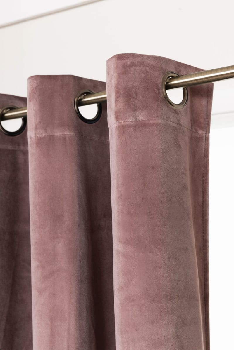 Verho Saga 140x240 cm - Puuterinroosa - Kodintekstiilit & matot - Verhot