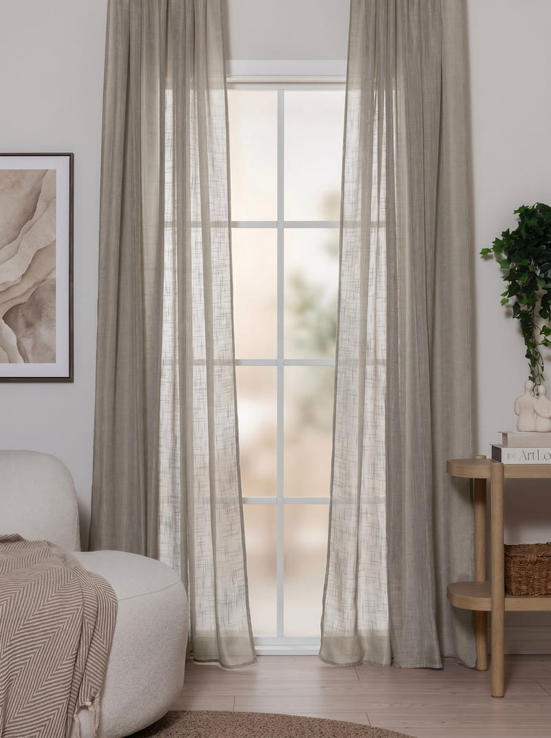 Verho Stella 140x250 cm - Greige - Kodintekstiilit & matot - Verhot