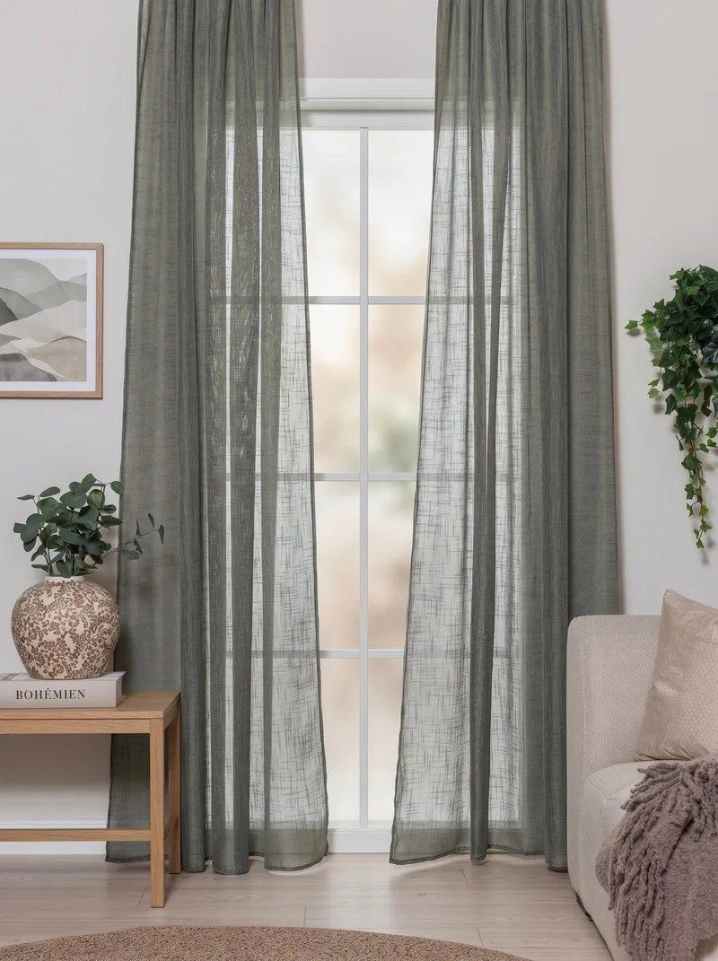 Verho Stella 140x250 cm - Smaragdinvihreä - Kodintekstiilit & matot - Verhot