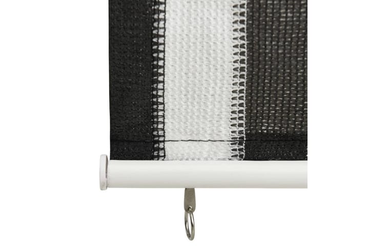 312679 Outdoor Roller Blind 60x140 cm Anthracite and White S - Antrasiitti - Verhot
 - Rullaverho