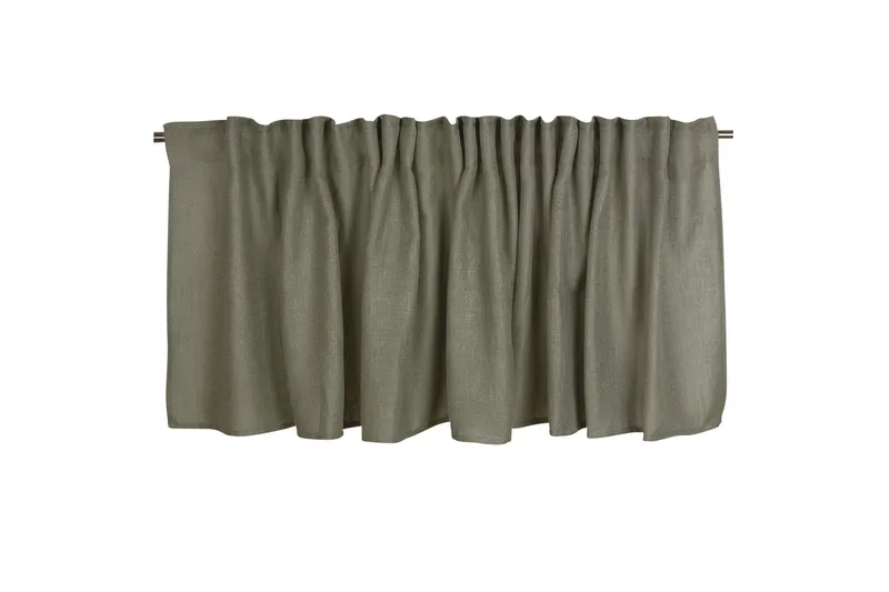 Alan verhokappa 55 cm - Vihreä - Kodintekstiilit & matot - Verhot - Sivuverho - Lenkkiverho
