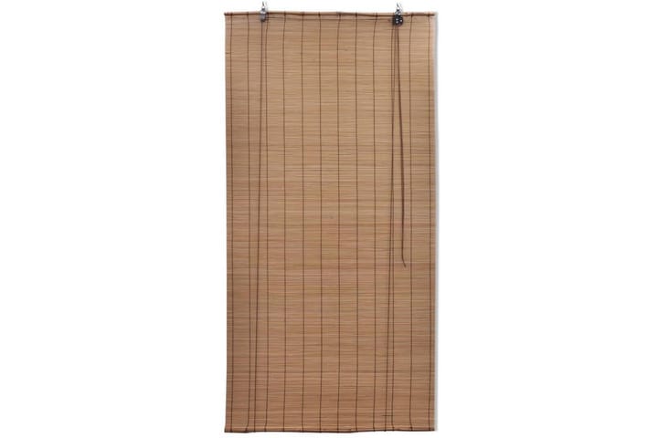 Bambu rullaverhot 2 kpl 100 x 160 cm ruskea - Ruskea - Rullaverho - Verhot
