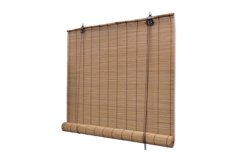 Bambu rullaverhot 2kpl ruskea 120 x 220 cm - Ruskea - Verhot
 - Rullaverho