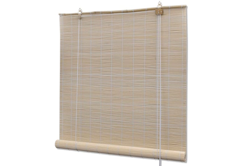 Bamburullaverhot 2 kpl 120x160 cm - Beige - Kodintekstiilit & matot - Verhot