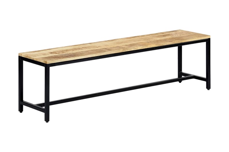 Ruokailupenkki 160 cm karkea mangopuu - Ruskea - Kodintekstiilit & matot - Verhot
 - Kaihtimet