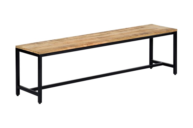 Ruokailupenkki 160 cm karkea mangopuu - Ruskea - Kodintekstiilit & matot - Verhot
 - Kaihtimet