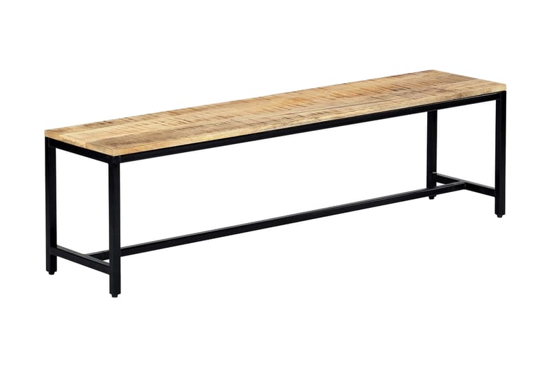 Ruokailupenkki 160 cm karkea mangopuu - Ruskea - Kodintekstiilit & matot - Verhot
 - Kaihtimet