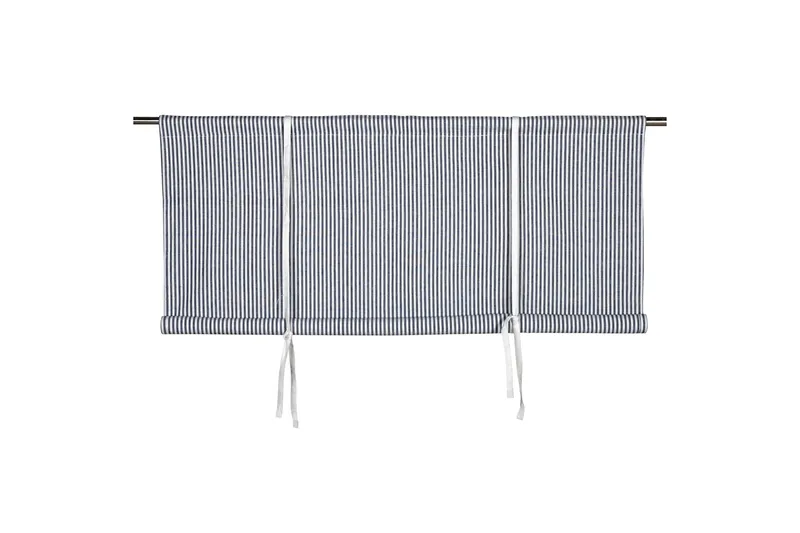 Oskar laskosverho 120 cm - Sininen - Kodintekstiilit & matot - Verhot
 - Laskosverho