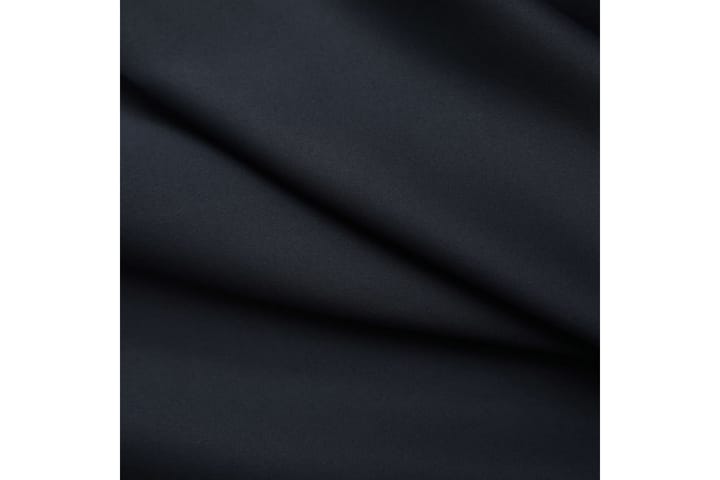 Pimennysverho koukuilla musta 290x245 cm - Musta - Verhot
 - Pimennysverhot