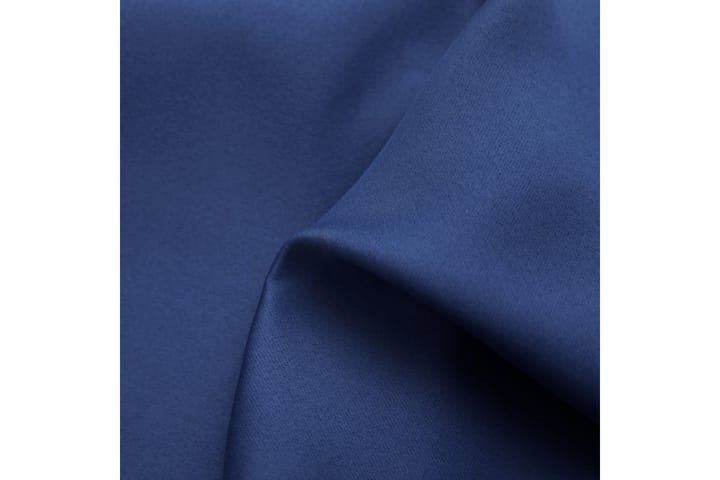 Pimennysverho metallirenkailla sininen 290x245 cm - Sininen - Pimennysverhot - Verhot