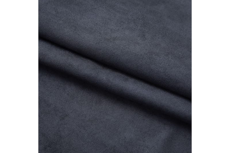 Pimennysverhot koukuilla 2 kpl antrasiitti 140x175 cm - Harmaa - Kodintekstiilit & matot - Verhot
 - Pimennysverhot