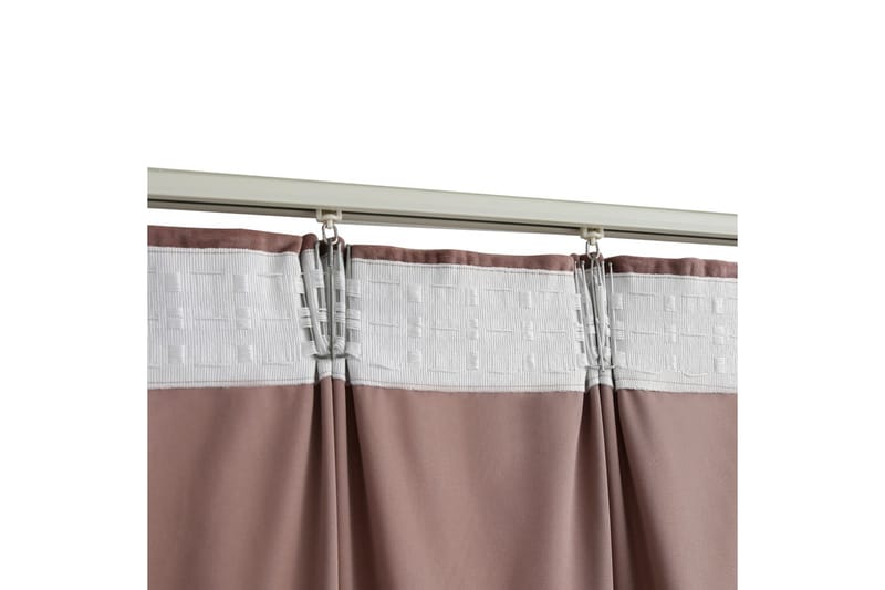 Pimennysverhot koukuilla 2 kpl sametti pinkki 140x175 cm - Pinkki - Kodintekstiilit & matot - Verhot
 - Pimennysverhot