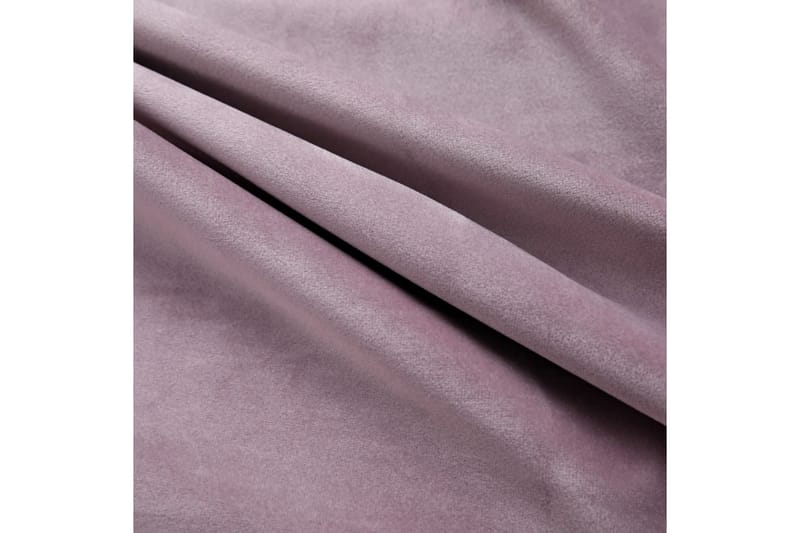 Pimennysverhot renkailla 2 kpl sametti pinkki 140x225 cm - Pinkki - Pimennysverhot - Verhot