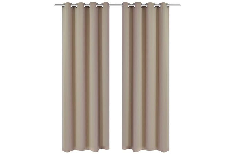 Pimennysverhot purjerenkailla 2 kpl 135x175 cm Kerma - Kerma - Kodintekstiilit & matot - Verhot
 - Pimennysverhot