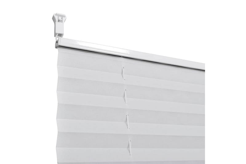 Plisse Kaihdin 110x200cm Valkoinen Laskosverhot - Valkoinen - Kodintekstiilit & matot - Verhot
