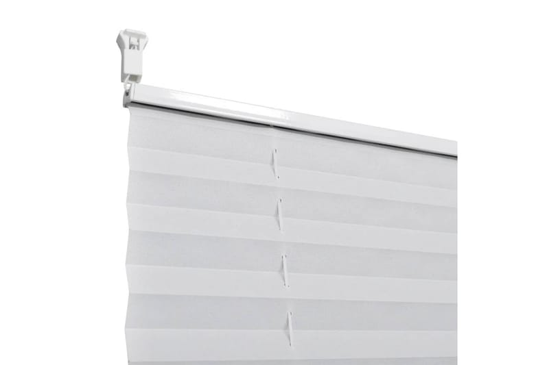 Plisse Kaihdin 40x100cm Valkoinen Laskosverhot - Valkoinen - Kodintekstiilit & matot - Verhot