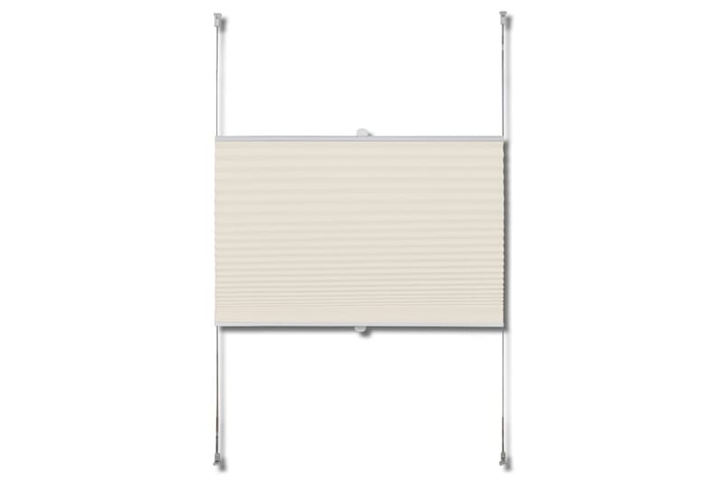 Plisse Kaihdin 60x125cm Kermanvärinen - Kerma - Kodintekstiilit & matot - Verhot
