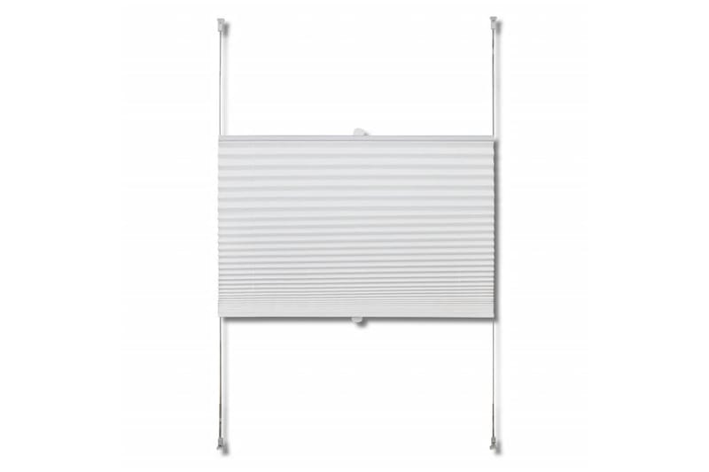 Plisse Kaihdin 70x150cm Valkoinen Laskosverhot - Valkoinen - Kodintekstiilit & matot - Verhot