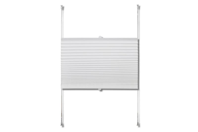 Plisse Kaihdin 70x200cm Valkoinen Laskosverhot - Valkoinen - Kodintekstiilit & matot - Verhot