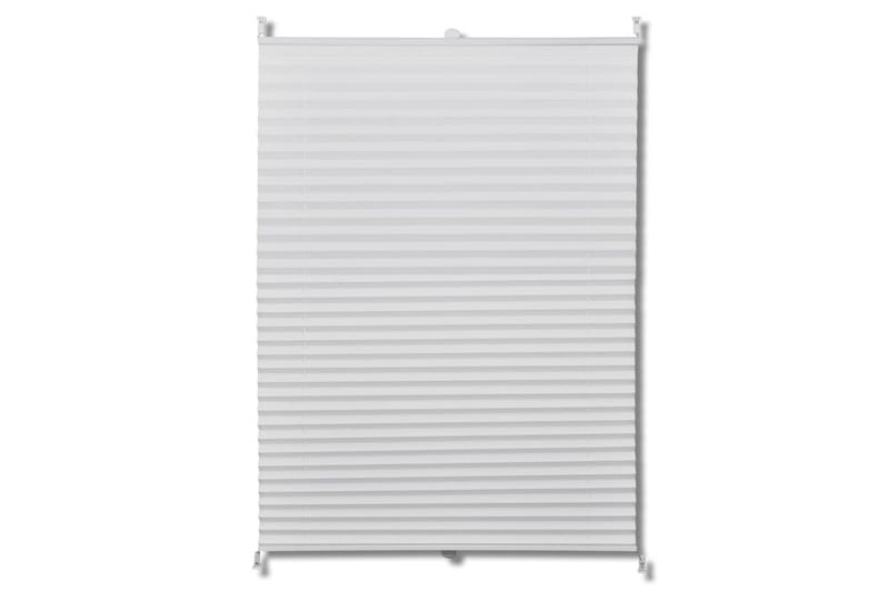 Plisse Kaihdin 90x200cm Valkoinen Laskosverhot - Valkoinen - Kodintekstiilit & matot - Verhot