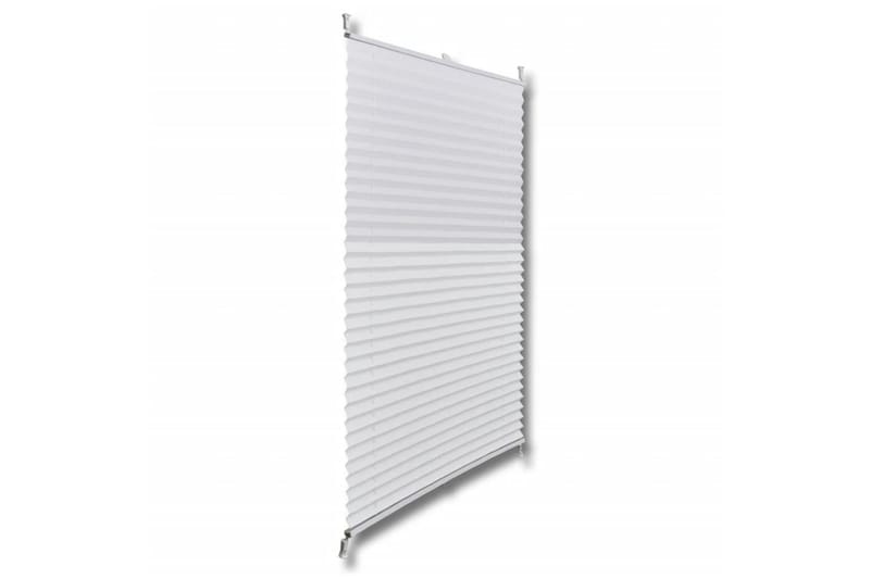 Plisse Kaihdin 90x200cm Valkoinen Laskosverhot - Valkoinen - Kodintekstiilit & matot - Verhot
