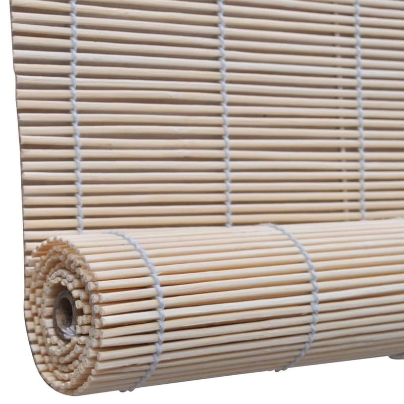 Rullaverho bambu 100x220 cm luonnollinen - Ruskea - Kodintekstiilit & matot - Verhot
