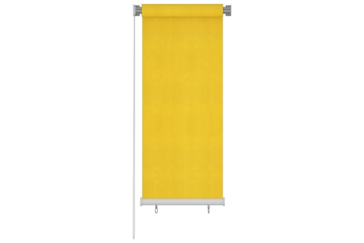 Rullaverho ulkotiloihin 60x140 cm keltainen HDPE - Keltainen - Rullaverho - Verhot