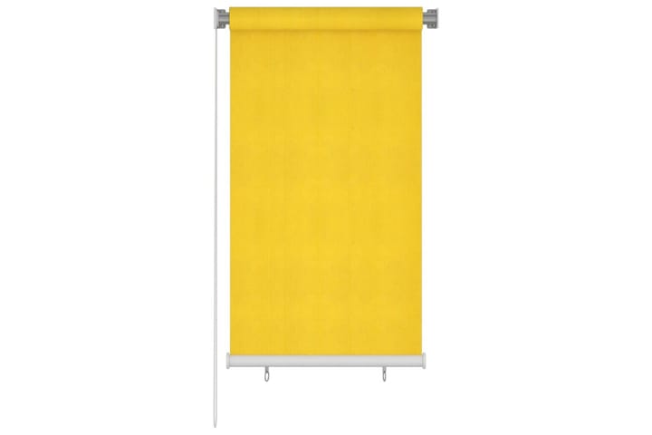 Rullaverho ulkotiloihin 80x140 cm keltainen HDPE - Keltainen - Rullaverho - Verhot