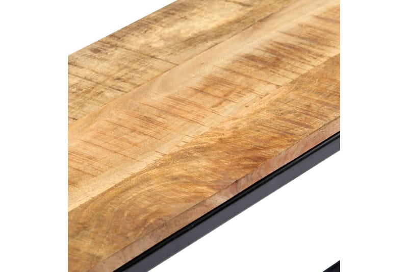 Ruokailupenkki 120 cm karkea mangopuu - Ruskea - Kodintekstiilit & matot - Verhot