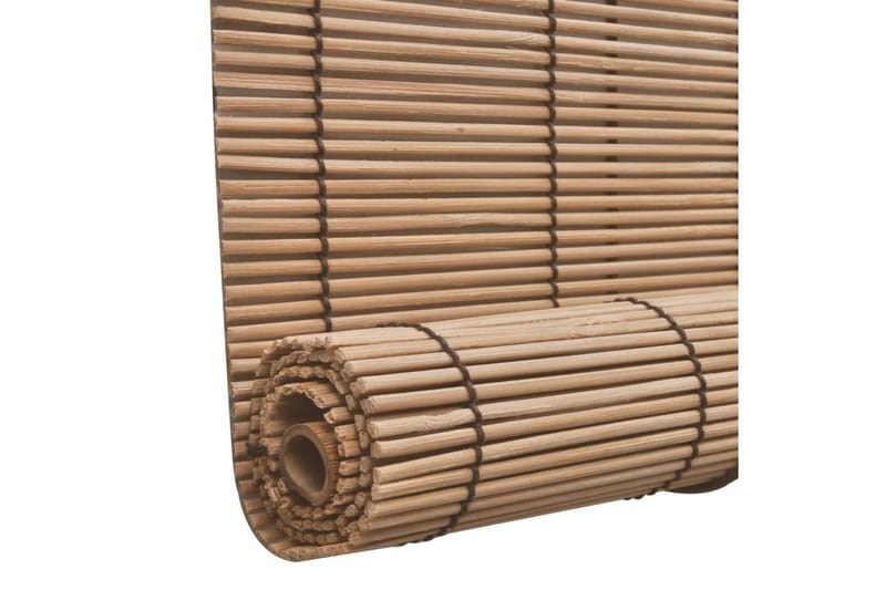 Ruskea Bambu rullaverho 80x160 cm - Ruskea - Kodintekstiilit & matot - Verhot