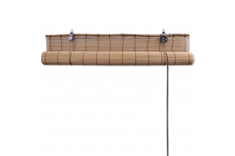 Ruskea Bambu rullaverho 80x160 cm - Ruskea - Kodintekstiilit & matot - Verhot