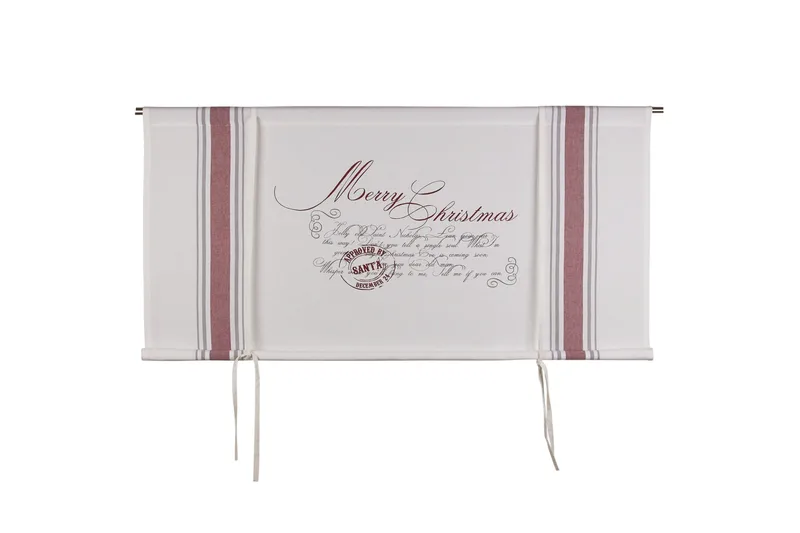 Santa laskosverho 140 cm - Valkoinen - Kodintekstiilit & matot - Verhot - Laskosverho