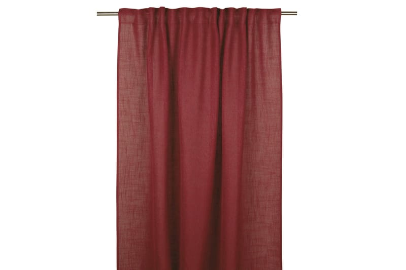 Alan verhot 140x300 cm - Punainen - Kodintekstiilit & matot - Verhot - Sivuverho - Lenkkiverho