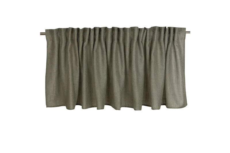 Brooklyn verhokappa 55 cm - Vihreä - Kodintekstiilit & matot - Verhot - Sivuverho - Lenkkiverho