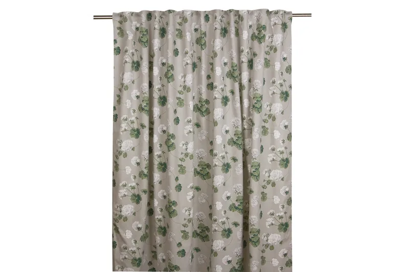 Pelargon verhot 145x245 cm, Vaaleanharmaa