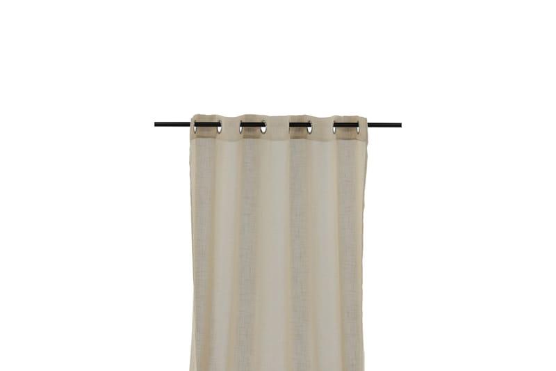 Rengasverho Kaya 140x240 cm - Beige - Kodintekstiilit & matot - Verhot
 - Sivuverho - Rengasverho