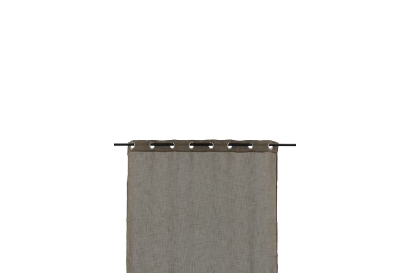 Rengasverho Kaya 140x240 cm - Ruskea - Kodintekstiilit & matot - Verhot
 - Sivuverho - Rengasverho