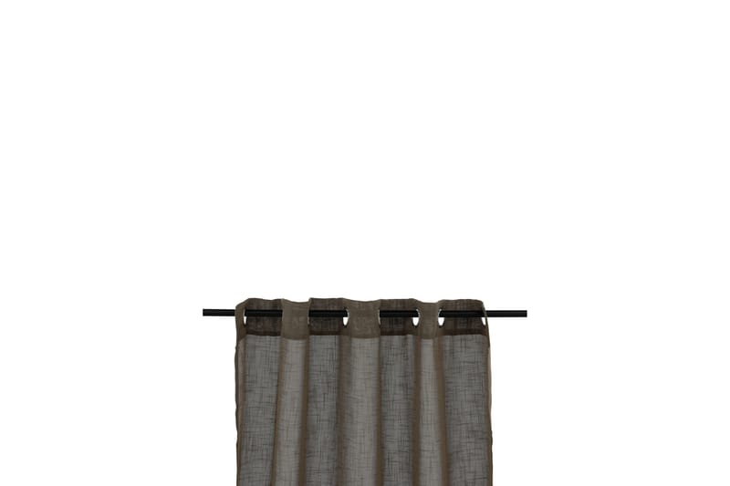 Rengasverho Kaya 140x240 cm - Ruskea - Kodintekstiilit & matot - Verhot
 - Sivuverho - Rengasverho