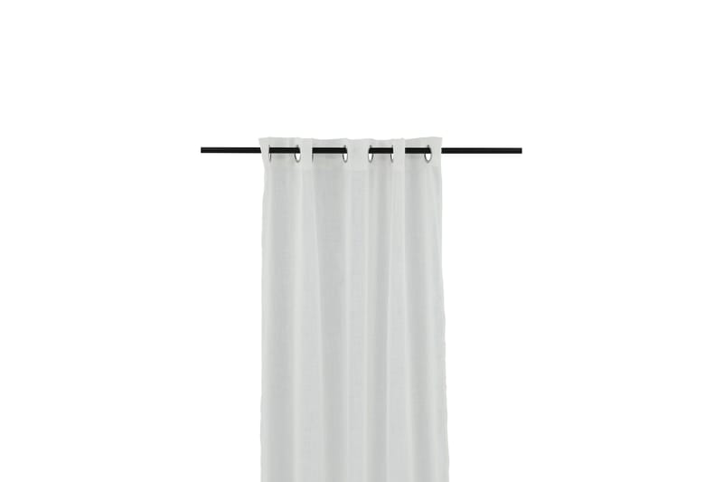 Rengasverho Kaya 140x240 cm - Valkoinen - Kodintekstiilit & matot - Verhot
 - Sivuverho - Rengasverho