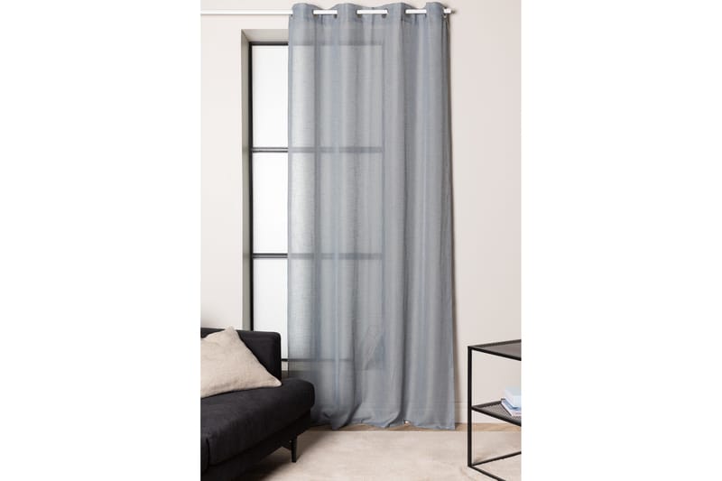 Rengasverho Kaya 140x290 cm - Harmaa - Kodintekstiilit & matot - Verhot - Sivuverho - Rengasverho