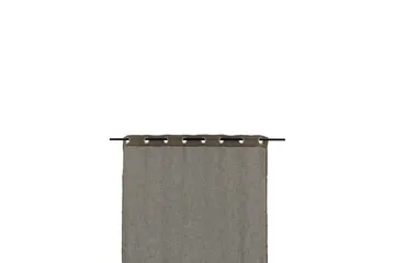 Rengasverho Kaya 140x290 cm - Ruskea - Kodintekstiilit & matot - Verhot - Sivuverho - Rengasverho