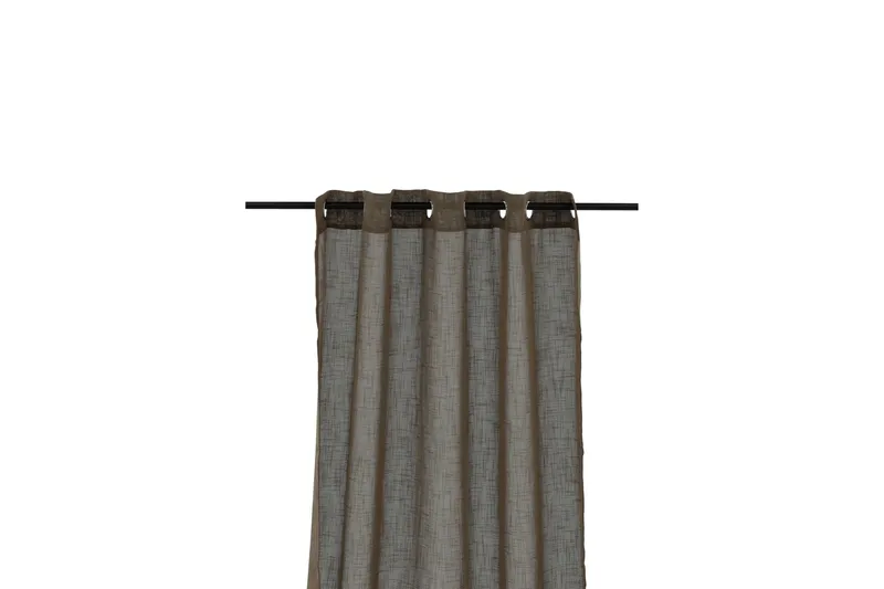 Rengasverho Kaya 140x290 cm - Ruskea - Kodintekstiilit & matot - Verhot - Sivuverho - Rengasverho