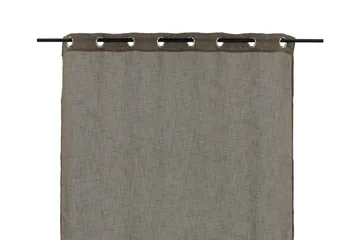 Rengasverho Kaya 140x290 cm - Ruskea - Kodintekstiilit & matot - Verhot - Sivuverho - Rengasverho