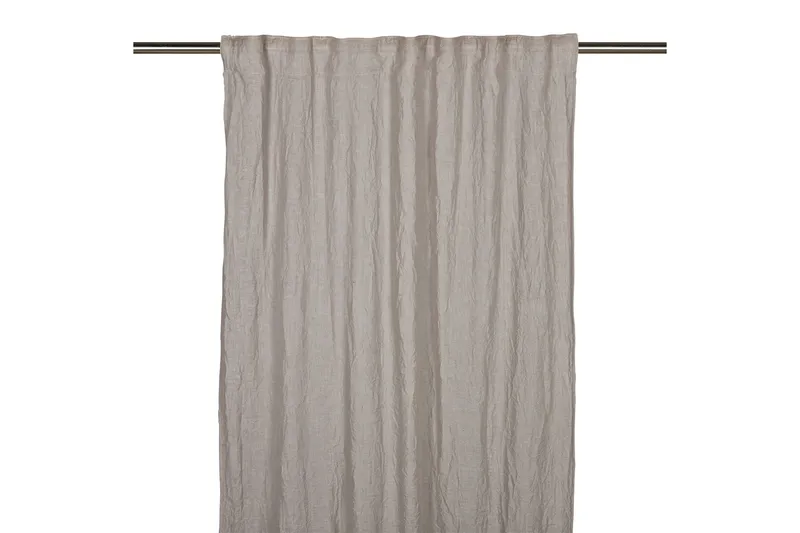 Pitkä verho Caroline 2-pak 280 cm Pellavanvärinen, Fondaco