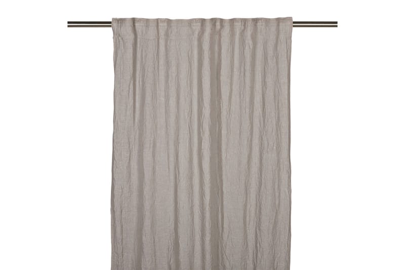 Pitkä verho Caroline 2-pak 280 cm Pellavanvärinen, Fondaco