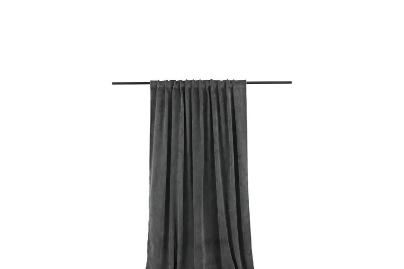 Verho Elma 140x290 cm - Harmaa - Kodintekstiilit & matot - Verhot - Sivuverho - Verho nauhakujalla