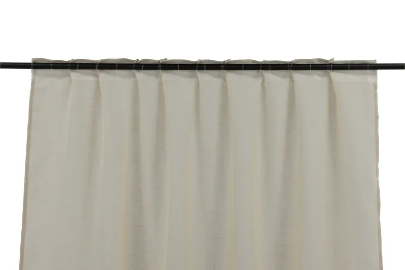 Verho Kaya 140x240 cm - Beige - Kodintekstiilit & matot - Verhot - Sivuverho - Verho nauhakujalla