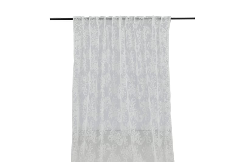Verho Daisy 140x240 cm - Valkoinen - Kodintekstiilit & matot - Verhot
 - Sivuverho - Verho nauhakujalla