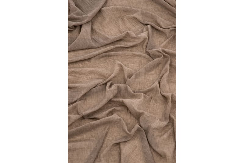 Verho Elena 135x240 cm - Ruskea - Kodintekstiilit & matot - Verhot - Sivuverho - Verho nauhakujalla